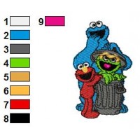 Sesame Street 05 Embroidery Design